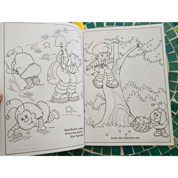 RAINBOW BRITE Scholastic books stickers paper dolls coloring NWOT - Picture 9 of 14